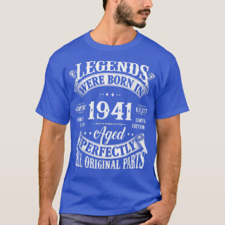 81st Birthday Tee Vintage Legends Born In 1941 81