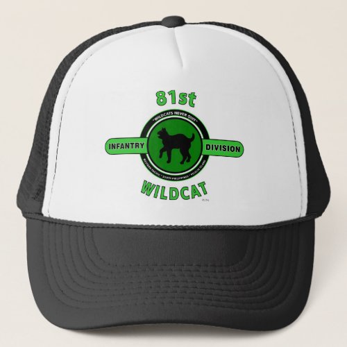 81ST INFANTRY DIVISION WILDCAT DIVISION TRUCKER HAT