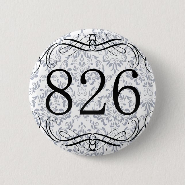 826 Area Code Button (Front)