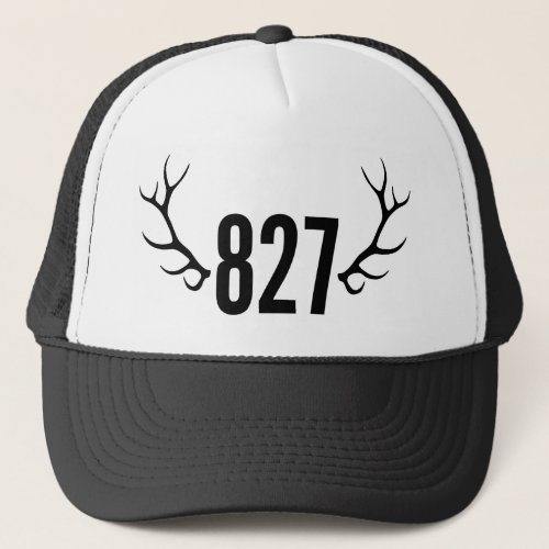 827 Elks Horns Trucker Hat