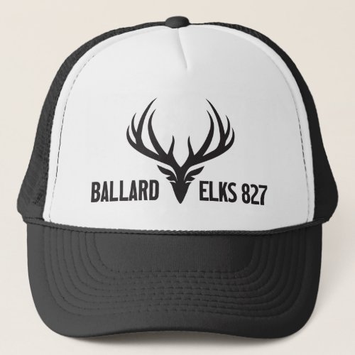 827 Elks Horns Trucker Hat