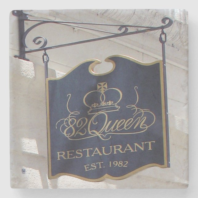 82 Queen Restaurant Charleston, SC Coaster (Front)