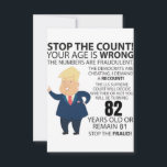 82 Years Trump Happy Birthday Present Funny<br><div class="desc">Apparel best for men,  women,  ladies,  adults,  boys,  girls,  couples,  mom,  dad,  aunt,  uncle,  him & her,  Birthdays,  Anniversaries,  School,  Graduations,  Holidays,  Christmas</div>