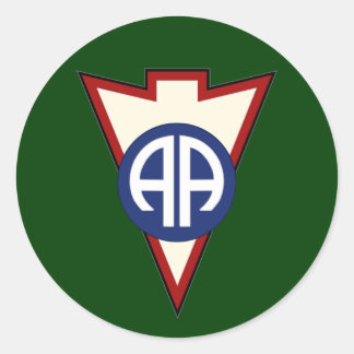 82d Airborne Division Recondo pocket patch 2 Classic Round Sticker