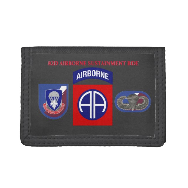 82D AIRBORNE SUSTAINMENT BDE WALLET (Front)