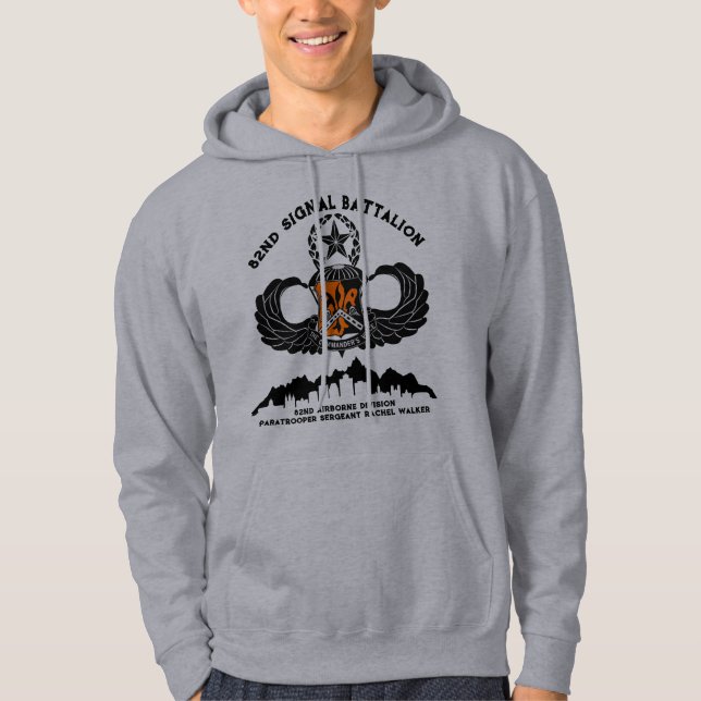 82d SIGNAL BN hoodie- Walker special Hoodie (Front)