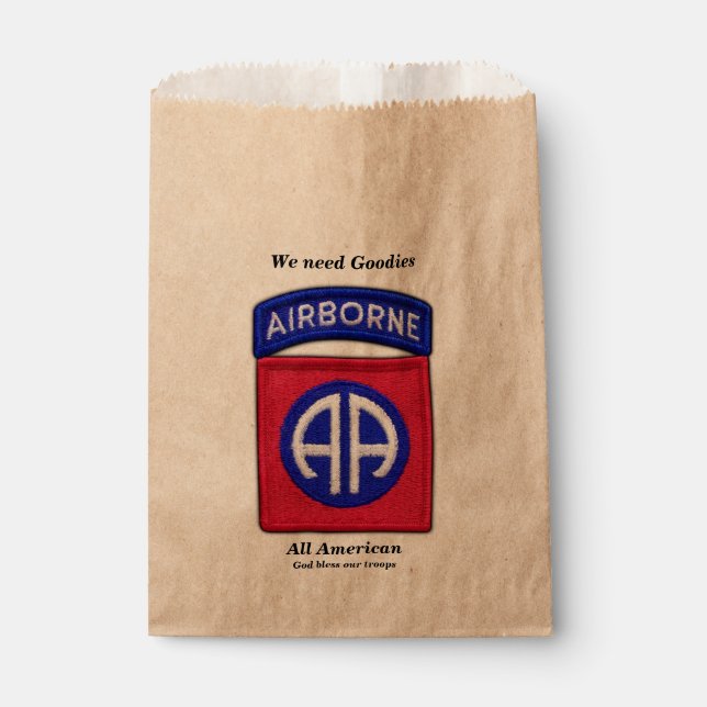82nd ABN Airborne Div Vets LRRP Favor Bag (Front)