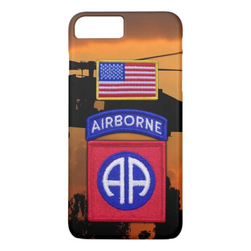 82nd ABN Airborne Division Fort Bragg Veterans iPhone 8 Plus7 Plus Case