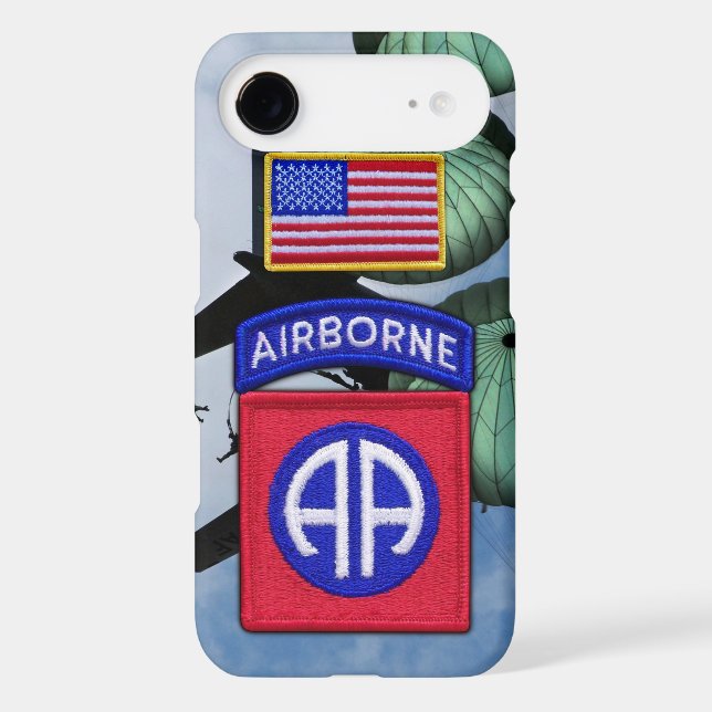 82nd ABN airborne division fort bragg veterans Case-Mate iPhone Case (Back)