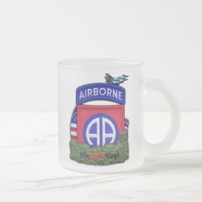 82nd ABN airborne division patch frosty Mug (Right)