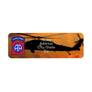82nd ABN airborne division Veterans Vets Label