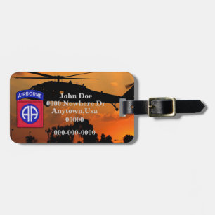 82nd ABN airborne division veterans vets Luggage Tag