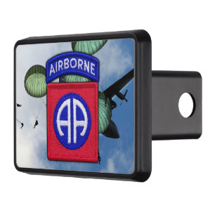 82nd ABN DIV airborne fort Bragg veterans vets Trailer Hitch Cover