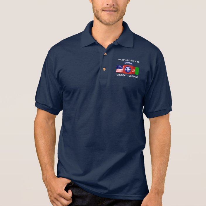 82nd airborne polo shirt