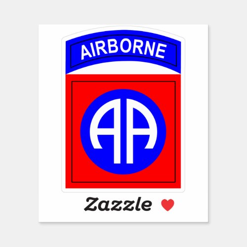 82nd Airborne All American patch Sticker