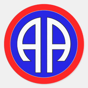 82nd AIRBORNE- ARMY Classic Round Sticker