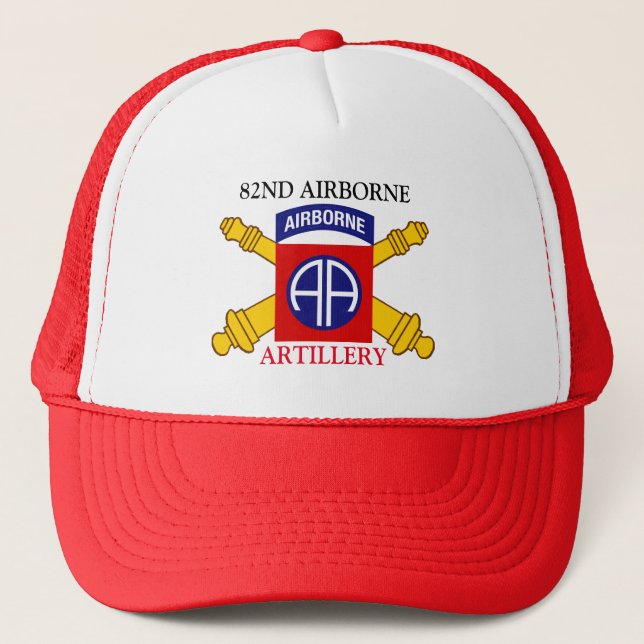 82ND AIRBORNE ARTILLERY TRUCKER HAT (Front)