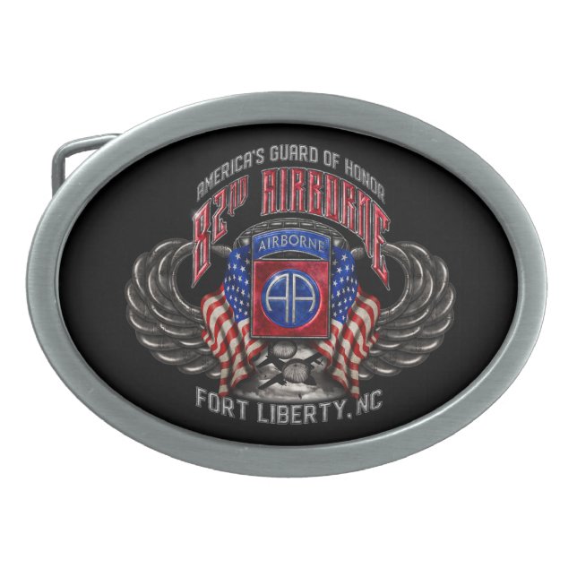 82nd Airborne Belt Buckle (Front)
