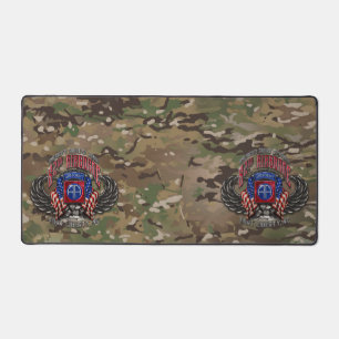 82nd Airborne Camo Desk Mat