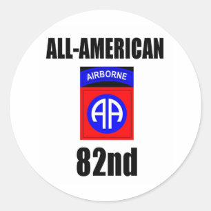 82nd Airborne Classic Round Sticker