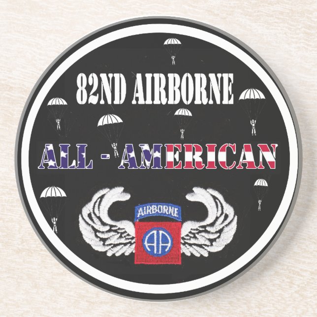 82nd Airborne Coaster (Front)