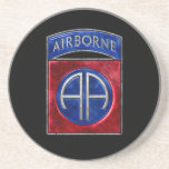82nd Airborne Coaster<br><div class="desc">Show military pride with this distinctive,  highly detailed rendition of the iconic insignia of the 82nd Airborne Division. Available only on Zazzle!</div>