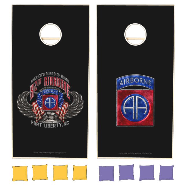 82nd Airborne Cornhole Set (Set)