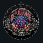 82nd Airborne Dart Board<br><div class="desc">Show military pride and patriotism with this remarkably distinctive, highly detailed rendition of the iconic insignia of the 82nd Airborne Division. Available only on Zazzle!</div>