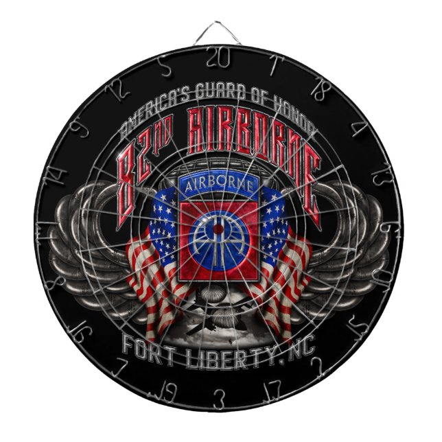 82nd Airborne Dart Board (Front)