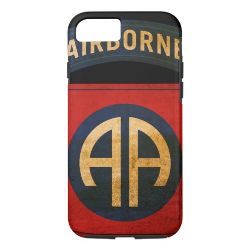 82nd Airborne Distressed Division Patch iPhone 7 iPhone 87 Case