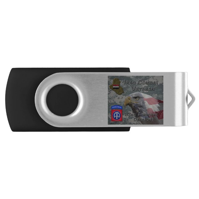 82nd Airborne Div Iraq Combat Veteran Flash Drive (Front)