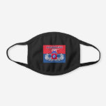 82nd Airborne Div Jump Wings Patch Black Cotton Face Mask 82nd Airborne Div Jump Wings Patch Black Cotton Face Mask