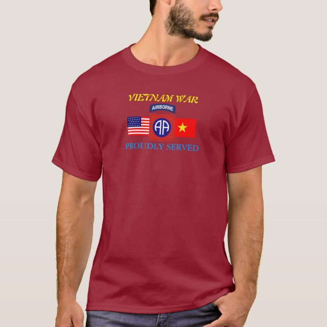 82ND AIRBORNE DIV VIETNAM  T-SHIRT (Front)