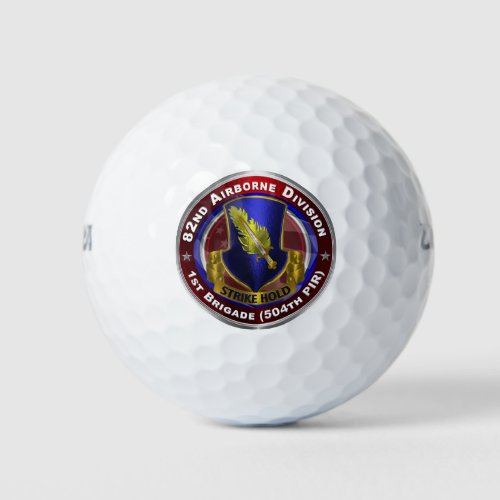 82nd Airborne Division 1st Brigade 504th PIR Golf Balls