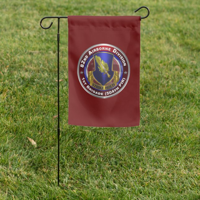 82nd Airborne Division 1st Brigade Garden Flag (In SItu)