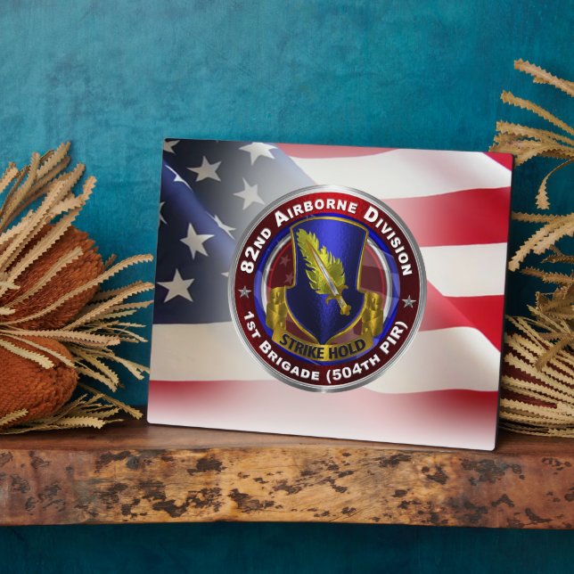 82nd Airborne Division 1st Brigade Plaque (Side)