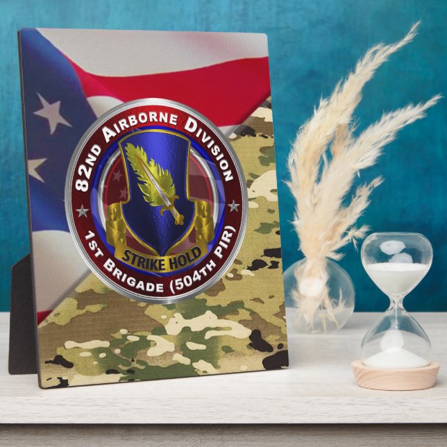 82nd Airborne Division 1st Brigade  Plaque (Side)