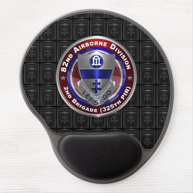 82nd Airborne Division 2nd Brigade 325th PIR Gel Mouse Pad (Front)