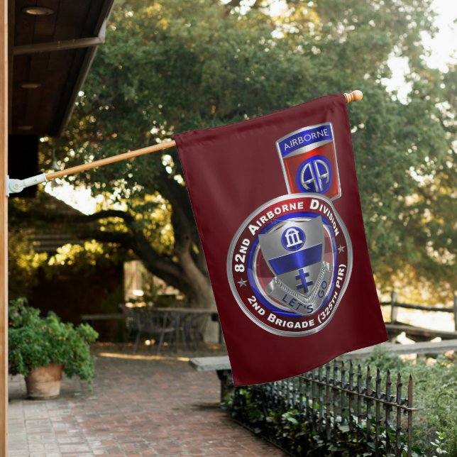 82nd Airborne Division 2nd Brigade 325th PIR House Flag (In SItu)
