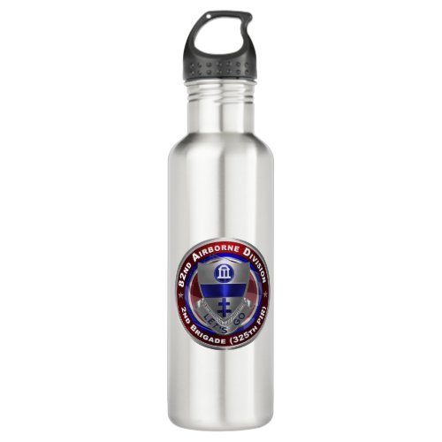 82nd Airborne Division 325th PIR Stainless Steel Water Bottle