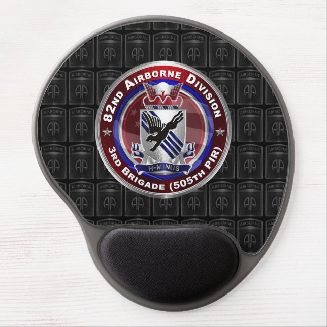 82nd Airborne Division 3rd Brigade 505th PIR Gel Mouse Pad (Front)