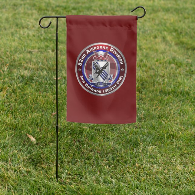 82nd Airborne Division 3rd Brigade Garden Flag (In SItu)