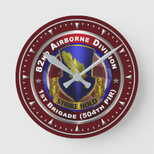 82nd Airborne Division 504th PIR Round Clock