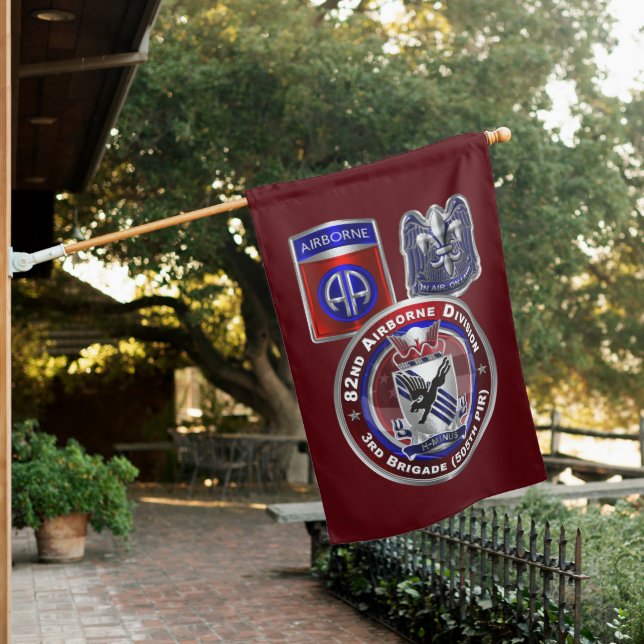 82nd Airborne Division 505th PIR House Flag (In SItu)