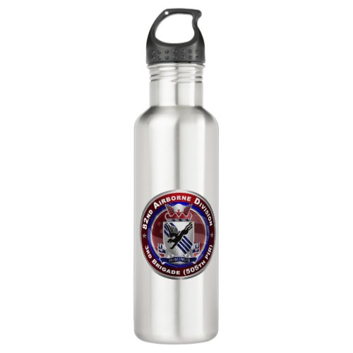 82nd Airborne Division 505th PIR Stainless Steel Water Bottle