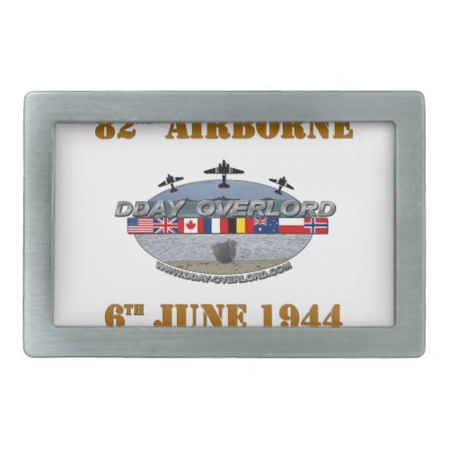 82nd Airborne Division 6th June 1944 Belt Buckle