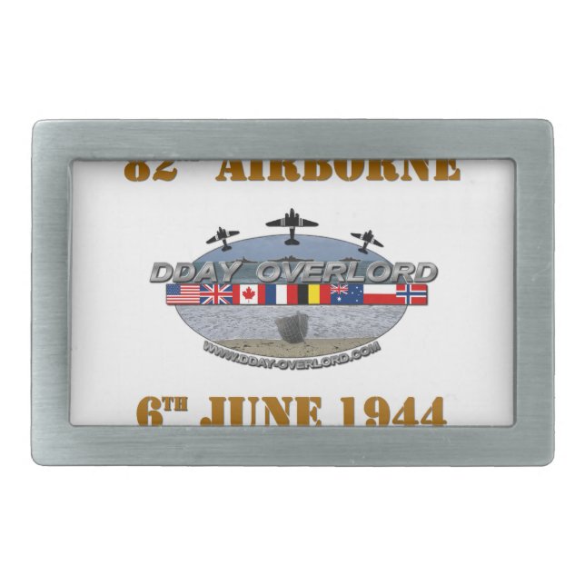 82nd Airborne Division 6th June 1944 Belt Buckle (Front)
