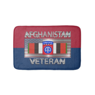 82nd Airborne Division Afghanistan Veteran Bath Mat