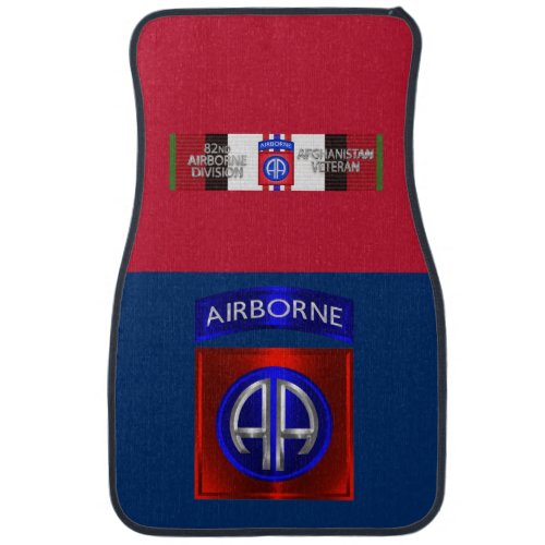 82nd Airborne Division Afghanistan Veteran Car Floor Mat