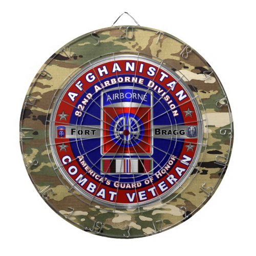 82nd Airborne Division   Afghanistan Veteran Dart Board